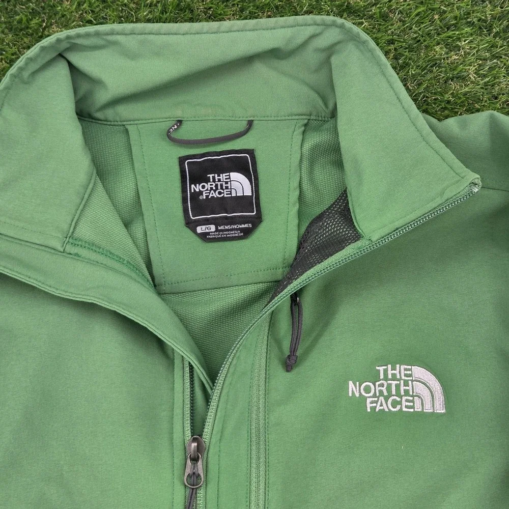 Men's The North Face Apex Quarter-zip Pullover Lightweight Jacket- Green Size L